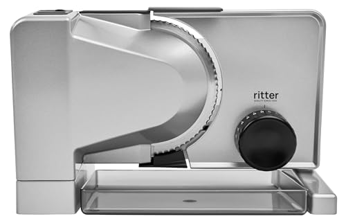 ritter Serano 7 Universalhobel, elektrischer Hobel mit Gleichstrommotor, Made in Germany, silberfarbenes Metall von Ritter