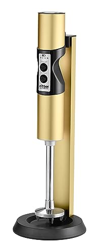 ritter stilo 7 Plus kabelloser Stabmixer, Pürierstab mit Akku aus Vollmetall, Made in Germany, Gold von Ritter