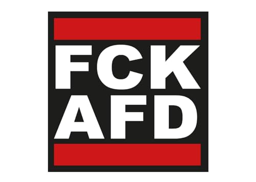 Aufkleber FCK AFD Gegen Rechts Demo Protest Demonstration Schild Sticker Wetterfest und UV-Beständig Aufkleber FCK AFD Gegen Rechts Demo Protest Demonstration Schild Sticker Wetterfest und UV-Beständig von Ritterprintz