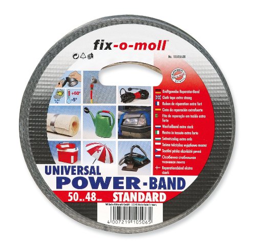 Ritterrath 0 Power-Band Standard 50 m, 48 mm, schwarz von Suki