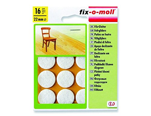Ritterrath Flizgleiter weiß 22mm 16St., 3566302 Ritterrath Flizgleiter weiß 22mm 16St., 3566302 von Fix-O-Moll