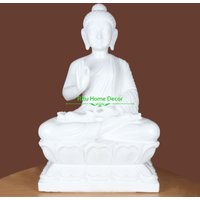 "Lord Buddha 60 cm Statue - Schwarze Farbe Gautama Idol Siddhattha Gottheit Gotama Skulptur Buddhismus Gott Figur" von RituHomeDecor