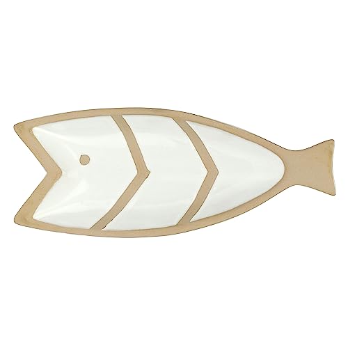 Rituali Domestici - Mittlerer weißer Fisch geformt Pelagicoillogico von Rituali Domestici