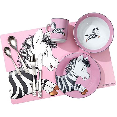 Ritzenhoff & Breker Kindergeschirr Set Happy Zoo 8-teilig - Zebra Zoe von Ritzenhoff & Breker GmbH & Co. KG