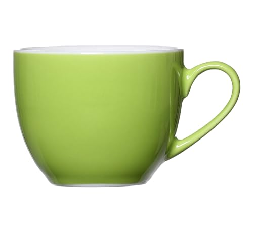 Ritzenhoff & Breker Doppio Espressotasse, Espresso Obertasse mit farbigem Rand, Porzellan, Grün, 80 ml, 516821 Ritzenhoff & Breker Doppio Espressotasse, Espresso Obertasse mit farbigem Rand, Porzellan, Grün, 80 ml, 516821 von Ritzenhoff & Breker