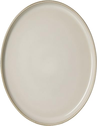 Ritzenhoff & Breker Olivia Oval Servierplatte 25x19cm, Keramik, Contemporary, Oval, Smooth, Dinnerplate von Ritzenhoff & Breker