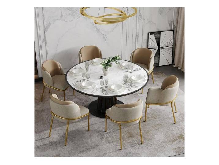 HAUSS SPOLE Esszimmerstuhl 6er-set Küchenstühle Relaxsessel mit Verstellbare Füße,Polsterstuhl (Eleganter Esszimmerstuhl mit ergonomischer Rückenlehne und verstellbaren Füßen – Massivholzrahmen, Anti-Kipp-Design, nordisches Design für Büro., 6 St), mit Schrägstuhlbein und Verstellbare Füße HAUSS SPOLE Esszimmerstuhl 6er-set Küchenstühle Relaxsessel mit Verstellbare Füße,Polsterstuhl (Eleganter Esszimmerstuhl mit ergonomischer Rückenlehne und verstellbaren Füßen – Massivholzrahmen, Anti-Kipp-Design, nordisches Design für Büro., 6 St), mit Schrägstuhlbein und Verstellbare Füße von Ritzenhoff-&-Breker