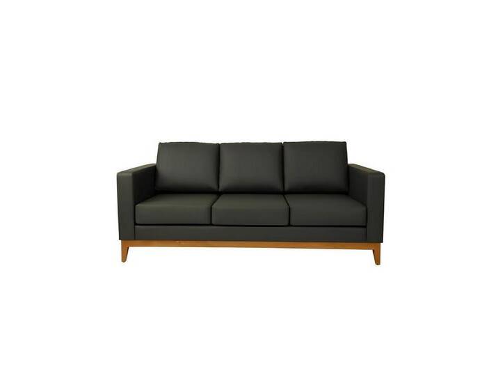 JVmoebel 3-Sitzer Schwarzes Designer Sofa für Büro und Wohnzimmer, 3-Sitzer Couch, 1 Teile, Made in Europa, schwarz JVmoebel 3-Sitzer Schwarzes Designer Sofa für Büro und Wohnzimmer, 3-Sitzer Couch, 1 Teile, Made in Europa, schwarz von Ritzenhoff-&-Breker