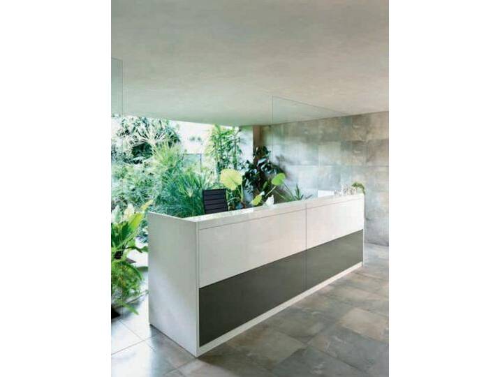 JVmoebel Empfangstheke Empfangstisch für Büros - Kanzleimöbel von Frezza, Made in Europa, grau weiß JVmoebel Empfangstheke Empfangstisch für Büros - Kanzleimöbel von Frezza, Made in Europa, grau weiß von Ritzenhoff-&-Breker