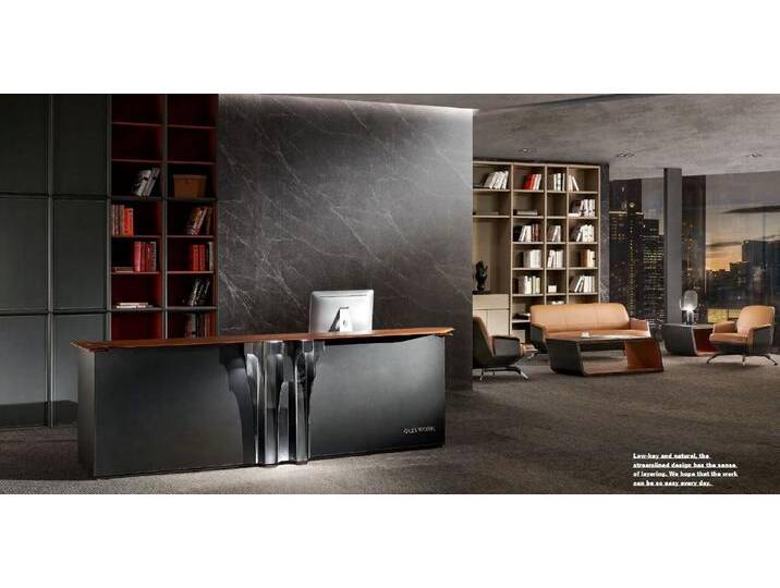 JVmoebel Empfangstheke Empfangstresen für Büro, Hotel, Messe und Praxis, Made in Europa, schwarz von Ritzenhoff-&-Breker