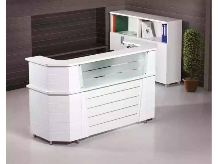 JVmoebel Empfangstheke Moderne Empfangsmöbel für Büro und Arbeitsräume in Weiß, Made in Europa, weiß JVmoebel Empfangstheke Moderne Empfangsmöbel für Büro und Arbeitsräume in Weiß, Made in Europa, weiß von Ritzenhoff-&-Breker