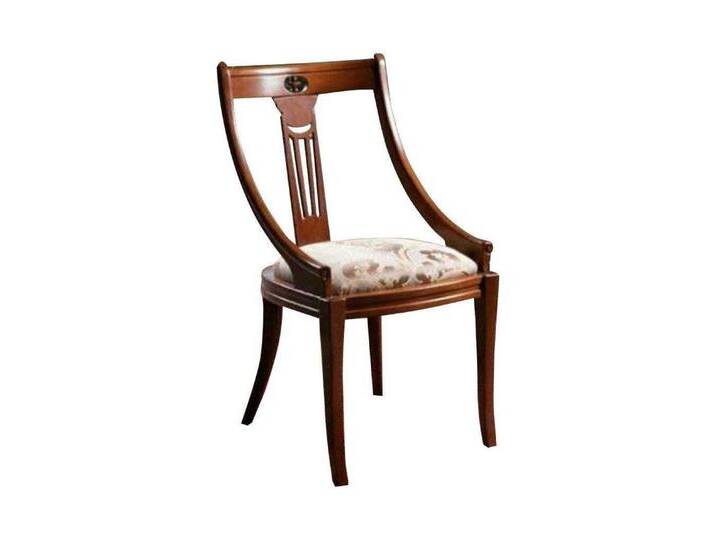 JVmoebel Esszimmerstuhl Luxus Design Polster Stühle für Büro und Esszimmer Holz Barock, Made in Europa, braun von Ritzenhoff-&-Breker