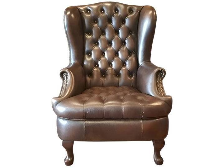 JVmoebel Ohrensessel Brauner Chesterfield Sessel aus echtem Leder für Büro und TV, Made in Europa, braun JVmoebel Ohrensessel Brauner Chesterfield Sessel aus echtem Leder für Büro und TV, Made in Europa, braun von Ritzenhoff-&-Breker