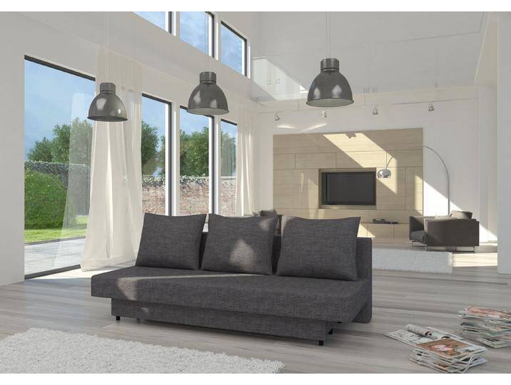 JVmoebel Sofa Vielseitige Schlafcouch XXL für Büro und Wohnzimmer Polsterung, Made in Europa, grau von Ritzenhoff-&-Breker