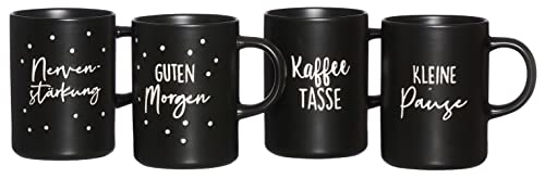 Kaffeebecher-Set Svart, 4-teilig, Sortiert von Ritzenhoff & Breker