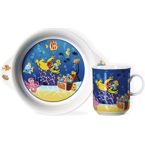 Kindergeschirr-Set HARIBO Seaworld | 2-teilig | blau Kindergeschirr-Set HARIBO Seaworld | 2-teilig | blau von Ritzenhoff & Breker