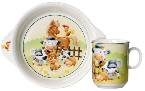 Kindergeschirr-Set Hoftiere, 2-teilig von Ritzenhoff & Breker