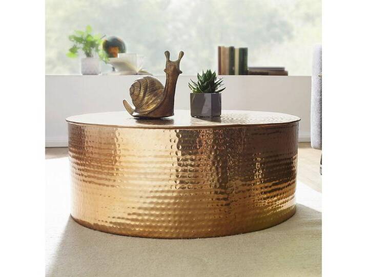 Lomadox Couchtisch, Aluminium Beistelltisch Gold Orientalisch Rund B/H/T ca. 75/31/75cm Lomadox Couchtisch, Aluminium Beistelltisch Gold Orientalisch Rund B/H/T ca. 75/31/75cm von Ritzenhoff-&-Breker