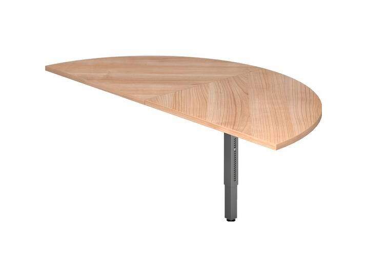 MC, Zubehör Büromöbel, Anbau-Element Halbrund für MyTable R Doppel-Schreibtisch mit Gestell Graphit MC, Zubehör Büromöbel, Anbau-Element Halbrund für MyTable R Doppel-Schreibtisch mit Gestell Graphit von Ritzenhoff-&-Breker