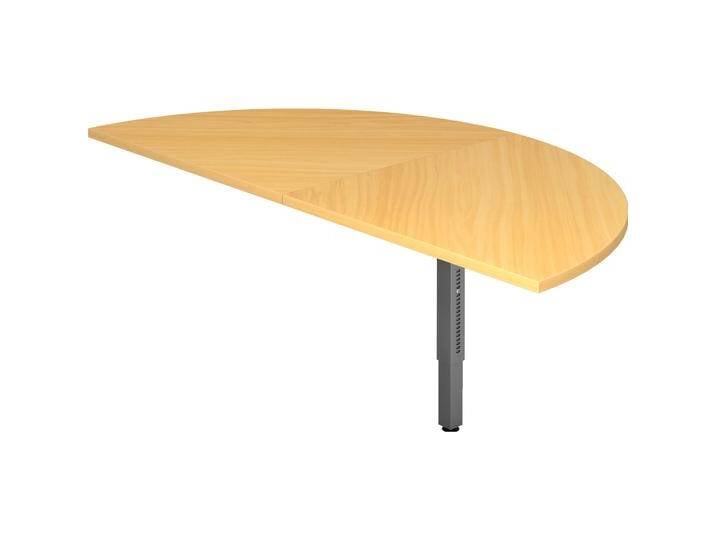 MC, Zubehör Büromöbel, Anbau-Element Halbrund für MyTable R Doppel-Schreibtisch mit Gestell Graphit MC, Zubehör Büromöbel, Anbau-Element Halbrund für MyTable R Doppel-Schreibtisch mit Gestell Graphit von Ritzenhoff-&-Breker