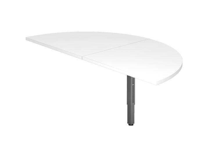 MC, Zubehör Büromöbel, Anbau-Element Halbrund für MyTable R Doppel-Schreibtisch mit Gestell Graphit MC, Zubehör Büromöbel, Anbau-Element Halbrund für MyTable R Doppel-Schreibtisch mit Gestell Graphit von Ritzenhoff-&-Breker