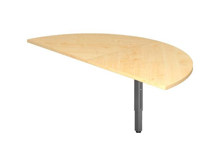 MC, Zubehör Büromöbel, Anbau-Element Halbrund für MyTable R Doppel-Schreibtisch mit Gestell Graphit MC, Zubehör Büromöbel, Anbau-Element Halbrund für MyTable R Doppel-Schreibtisch mit Gestell Graphit von Ritzenhoff-&-Breker