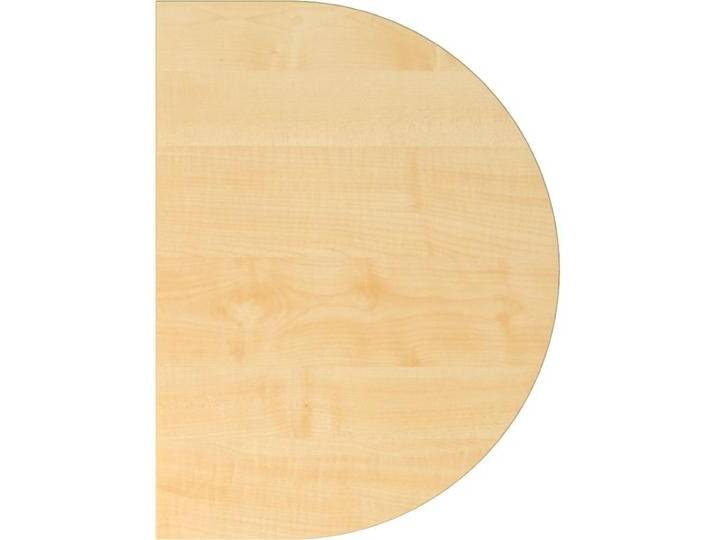 MC, Zubehör Büromöbel, Anbau-Element Halbrund für MyTable XB Schreibtisch mit Tischgestell Weiss von Ritzenhoff-&-Breker