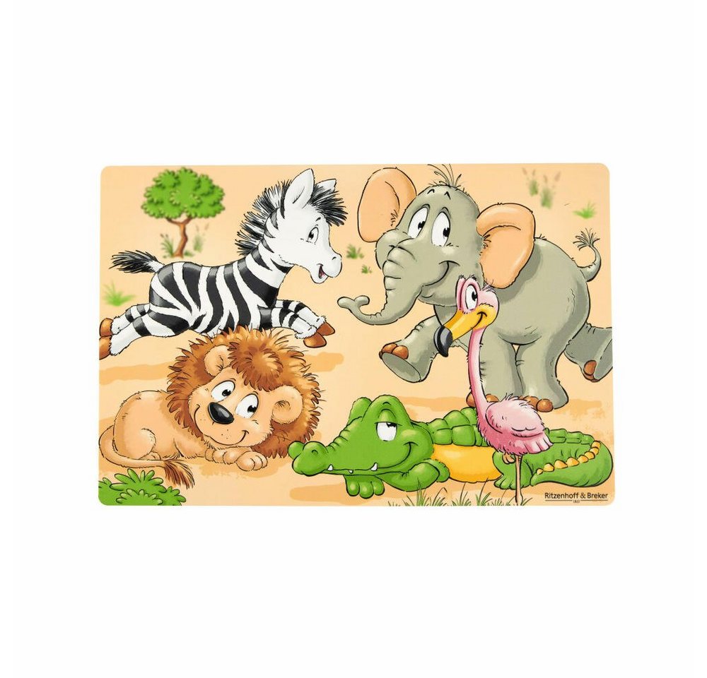 Platzset, Happy Zoo 30 x 45 cm, Ritzenhoff & Breker von Ritzenhoff & Breker