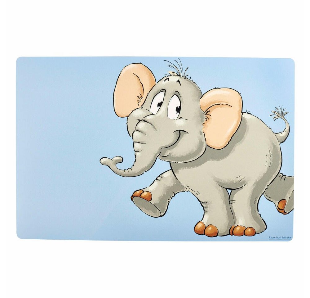Platzset, Happy Zoo - Elefant Eddie 30 x 45 cm, Ritzenhoff & Breker von Ritzenhoff & Breker