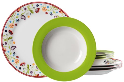 Ritzenhoff & Breker Tafelservice Doppio Shanti, 8-teilig, Porzellangeschirr, Grün Ritzenhoff & Breker Tafelservice Doppio Shanti, 8-teilig, Porzellangeschirr, Grün von Ritzenhoff & Breker