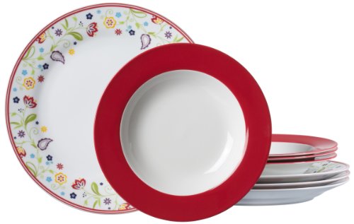 Ritzenhoff & Breker Tafelservice Doppio Shanti, 8-teilig, Porzellangeschirr, Rot Ritzenhoff & Breker Tafelservice Doppio Shanti, 8-teilig, Porzellangeschirr, Rot von Ritzenhoff & Breker