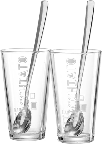 Ritzenhoff & Breker Latte Macchiato Gläser Lena mit Löffel, 4-teilig, 350 ml Ritzenhoff & Breker Latte Macchiato Gläser Lena mit Löffel, 4-teilig, 350 ml von Ritzenhoff & Breker