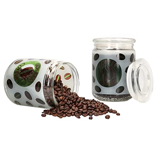 Ritzenhoff & Breker 2er Set Cremona Glas-Dose mit Deckel I Grün I 700 ml I Milchglas-Optik mit Kaffeebohnen + Schrift I Behälter für Kaffeebohnen, gemahlenen Kaffee I Aufbewahrungs-Box Vorrats-Dose Ritzenhoff & Breker 2er Set Cremona Glas-Dose mit Deckel I Grün I 700 ml I Milchglas-Optik mit Kaffeebohnen + Schrift I Behälter für Kaffeebohnen, gemahlenen Kaffee I Aufbewahrungs-Box Vorrats-Dose von Ritzenhoff & Breker