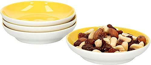 Ritzenhoff & Breker 4er Geschirrset Schale Doppio in Sonnengelb aus Porzellan I flach mit 10 cm Ø und 2,1 cm Höhe I Bunte Schälchen für Diverse Snacks und Antipasti I Spülmaschinenfest Ritzenhoff & Breker 4er Geschirrset Schale Doppio in Sonnengelb aus Porzellan I flach mit 10 cm Ø und 2,1 cm Höhe I Bunte Schälchen für Diverse Snacks und Antipasti I Spülmaschinenfest von Ritzenhoff & Breker