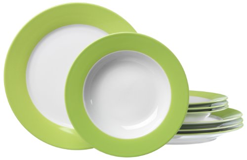 Ritzenhoff & Breker Tafelservice Doppio, 8-teilig, Porzellangeschirr, Grün Ritzenhoff & Breker Tafelservice Doppio, 8-teilig, Porzellangeschirr, Grün von Ritzenhoff & Breker