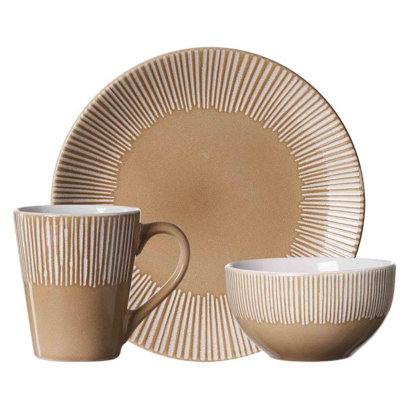 Ritzenhoff & Breker Banda Frühstücks-Set 18-teilig Beige von Ritzenhoff & Breker