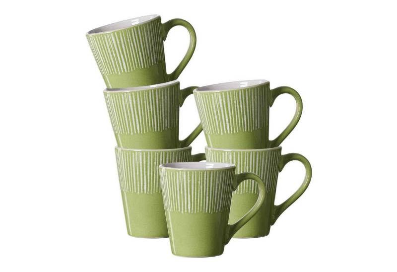 Ritzenhoff & Breker Becher Banda Henkelbecher 315 ml 6er Set, Steingut von Ritzenhoff & Breker