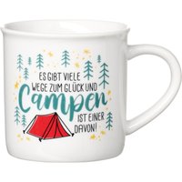 Ritzenhoff & Breker Becher "Camping", (1 tlg.), "Es gibt viele Wege zum Glück..." - in Geschenkbanderole von Ritzenhoff & Breker