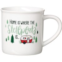 Ritzenhoff & Breker Becher "Camping", (1 tlg.), "Home is where the Stellplatz is..." - in Geschenkbanderole von Ritzenhoff & Breker