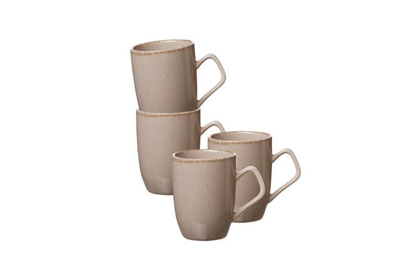 Ritzenhoff & Breker Becher Casa Henkelbecher 380 ml 4er Set, Porzellan von Ritzenhoff & Breker