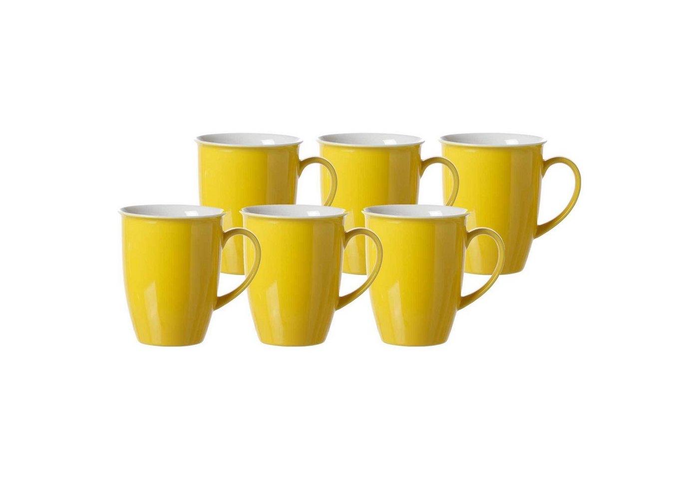 Ritzenhoff & Breker Becher Doppio Kaffeebecher 320 ml 6er Set, Porzellan von Ritzenhoff & Breker