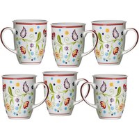 Ritzenhoff & Breker Becher "Doppio Shanti, 6-teilig" Paisley-Blüten-Dekor von Ritzenhoff & Breker