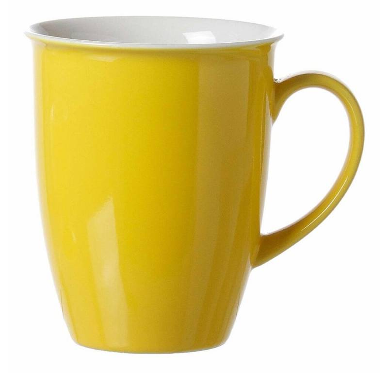 Ritzenhoff & Breker Becher Doppio Sonnengelb 320 ml, Porzellan von Ritzenhoff & Breker