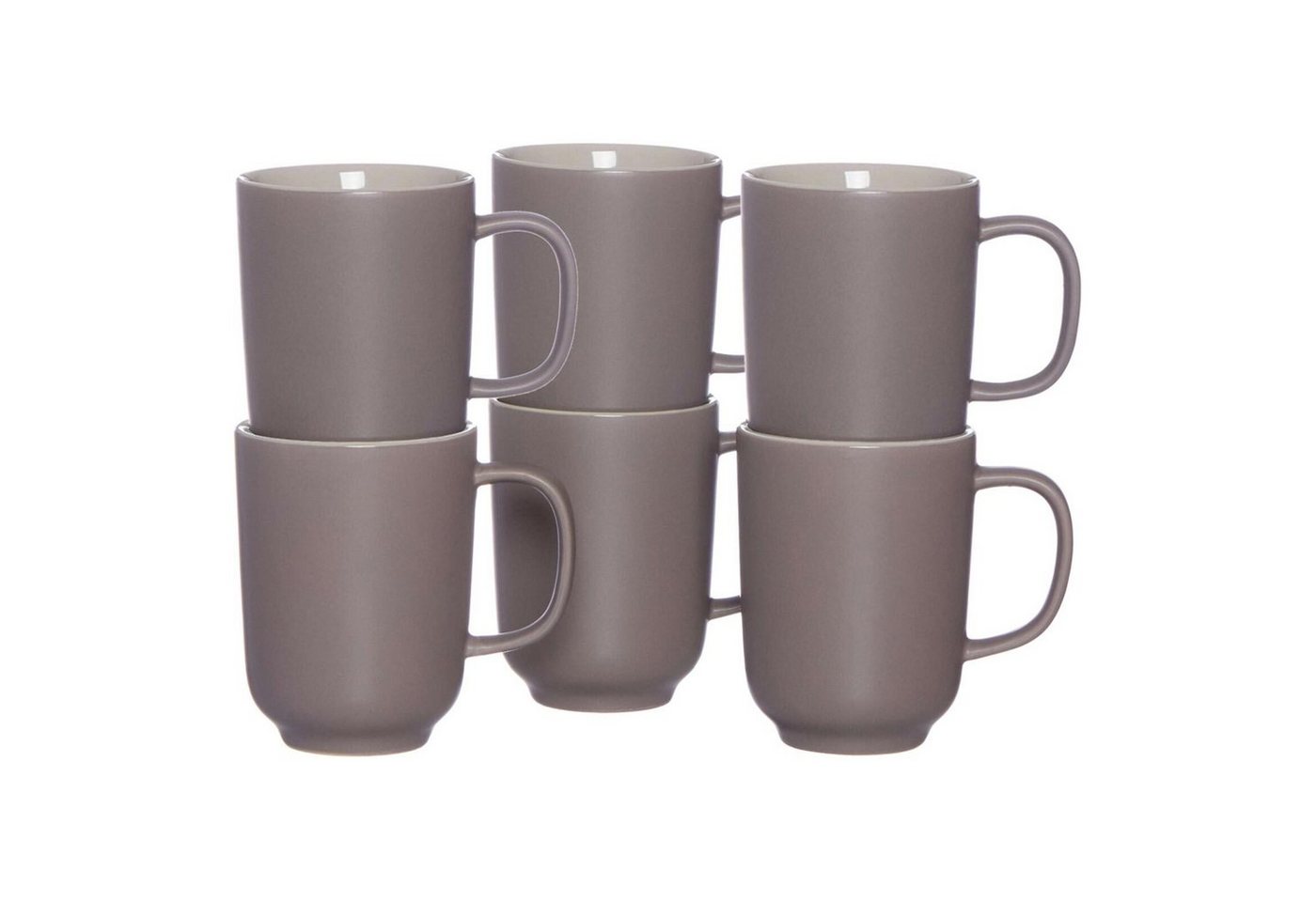 Ritzenhoff & Breker Becher Jasper Kaffeebecher 285 ml 6er Set, Keramik von Ritzenhoff & Breker