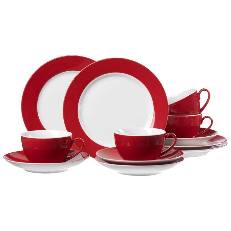 Ritzenhoff & Breker Doppio Kaffeeservice 12-teilig Rot von Ritzenhoff & Breker