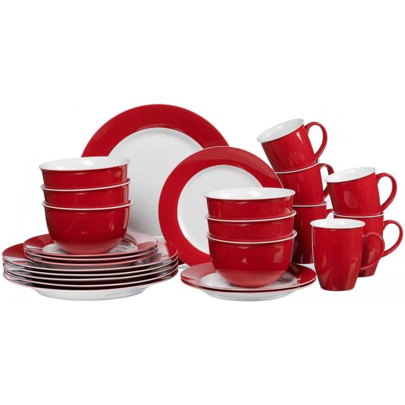 Ritzenhoff & Breker Doppio Kombiservice 24-teilig Rot von Ritzenhoff & Breker
