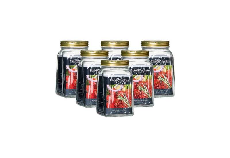 Ritzenhoff & Breker Einmachglas Homemade Einmachgläser 1 l 6er Set, Glas, (6-tlg) von Ritzenhoff & Breker