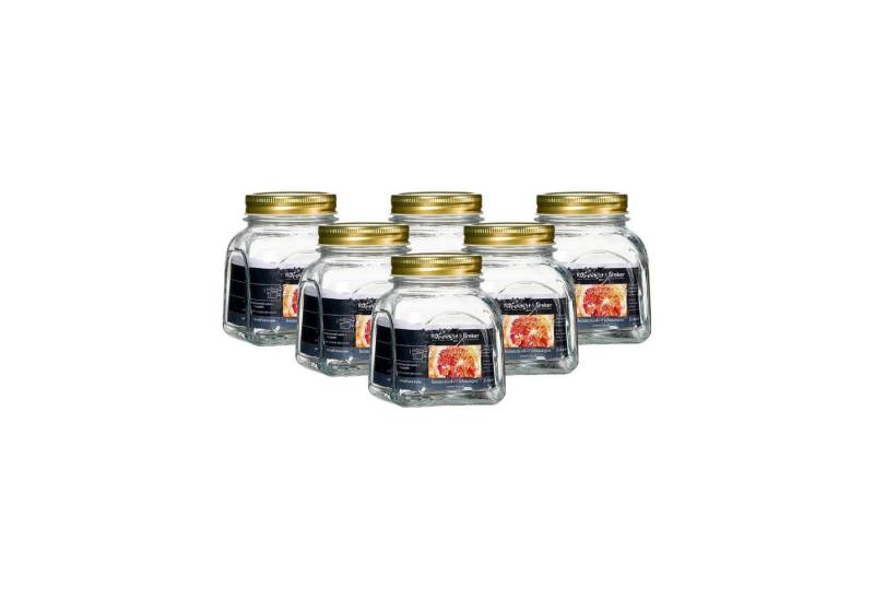 Ritzenhoff & Breker Einmachglas Homemade Einmachgläser 500 ml 6er Set, Glas, (6-tlg) von Ritzenhoff & Breker