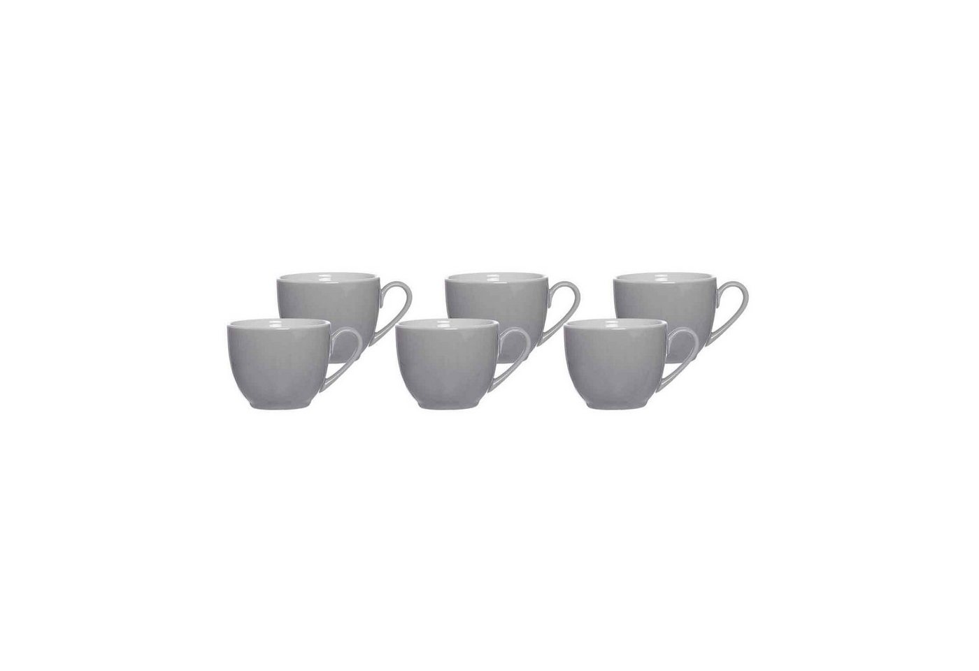 Ritzenhoff & Breker Espressotasse Doppio Espressotassen 80 ml 6er Set, Porzellan von Ritzenhoff & Breker