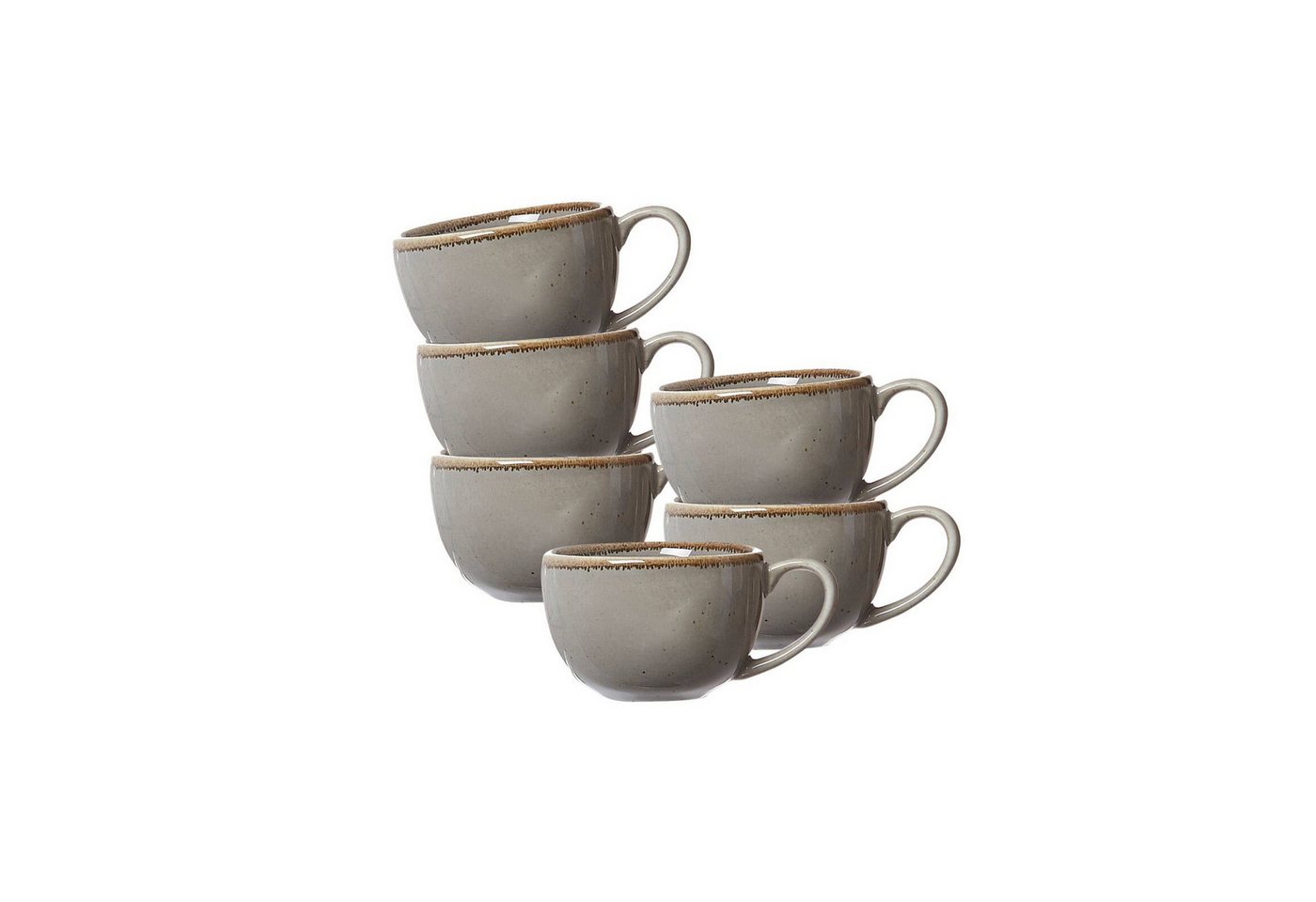 Ritzenhoff & Breker Espressotasse Taste Espressotassen 95 ml 6er Set, Porzellan von Ritzenhoff & Breker